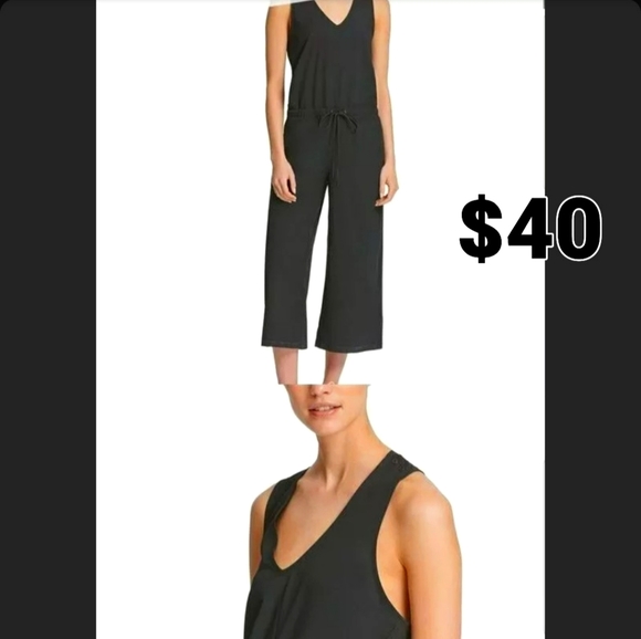 DKNY Cropped Jumpsuit - Picture 1 of 7